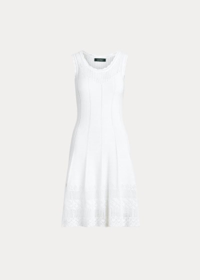 Vestido Ralph Lauren Pointelle Sleeveless Mulher 04526-AMFD